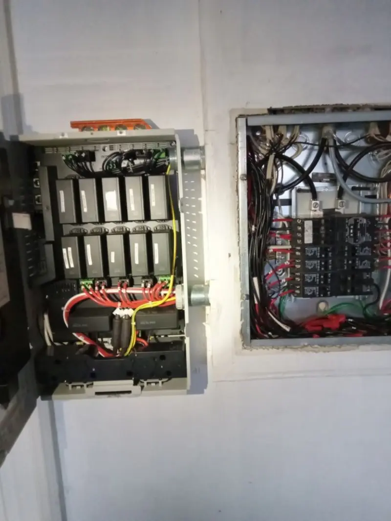 Electrical panel upgrade completed for Ring Doorbell Installation in Rocky Mount